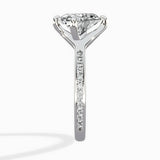 Split Shank Pave Solitaire Ring Engagement Ring