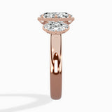 Venice Three Stone Engagement Ring
