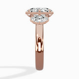 Venice Three Stone Engagement Ring