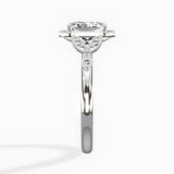 Floral Vintage Style Engagement Ring