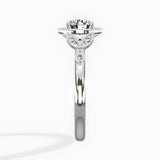 Floral Vintage Style Engagement Ring