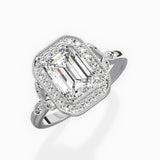 Floral Vintage Style Engagement Ring