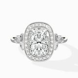 Floral Vintage Style Engagement Ring
