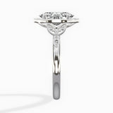 Floral Vintage Style Engagement Ring