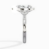 Floral Vintage Style Engagement Ring