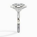 Floral Vintage Style Engagement Ring