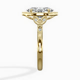 Floral Vintage Style Engagement Ring