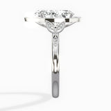 Floral Vintage Style Engagement Ring
