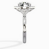 Floral Vintage Style Engagement Ring