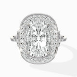 Floral Vintage Style Engagement Ring