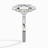 Floral Vintage Style Engagement Ring