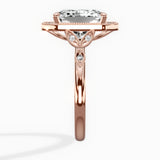 Floral Vintage Style Engagement Ring