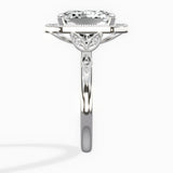 Floral Vintage Style Engagement Ring