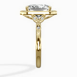 Floral Vintage Style Engagement Ring