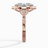 Floral Vintage Style Engagement Ring