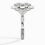 Floral Vintage Style Engagement Ring