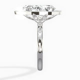 Floral Vintage Style Engagement Ring