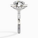 Floral Vintage Style Engagement Ring