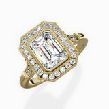 Miami Vintage Style Engagement Ring