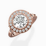 Miami Vintage Style Engagement Ring