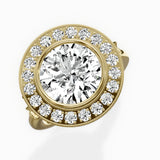 Miami Vintage Style Engagement Ring