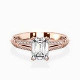 Bali Vintage Style Engagement Ring