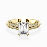 Bali Vintage Style Engagement Ring