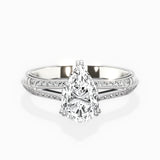 Bali Vintage Style Engagement Ring