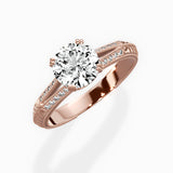 Bali Vintage Style Engagement Ring