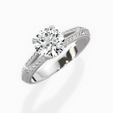 Bali Vintage Style Engagement Ring