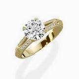 Bali Vintage Style Engagement Ring