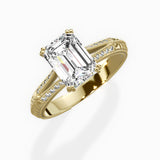 Bali Vintage Style Engagement Ring