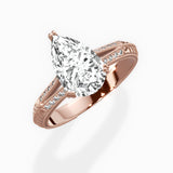 Bali Vintage Style Engagement Ring