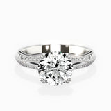 Bali Vintage Style Engagement Ring