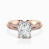 Bali Vintage Style Engagement Ring