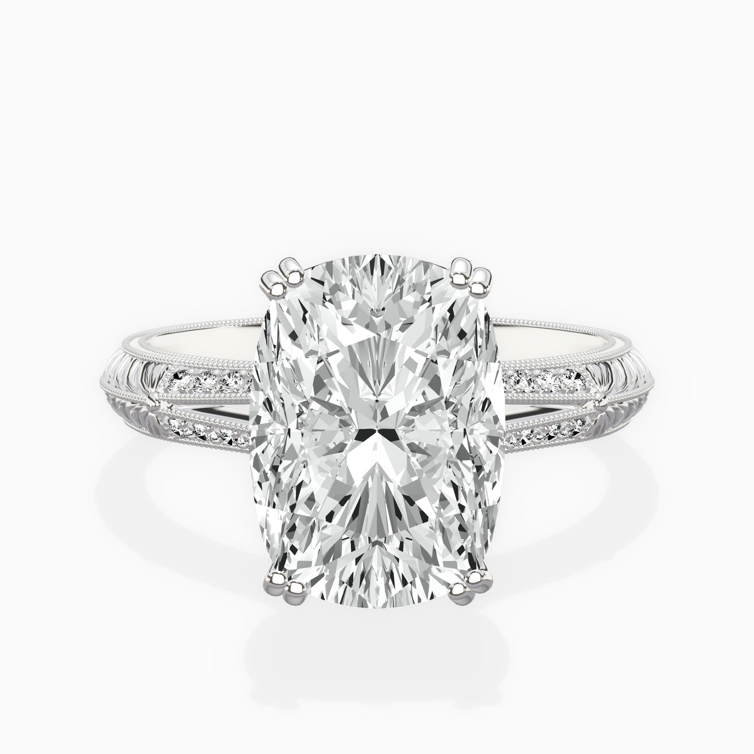 Bali Vintage Style Engagement Ring