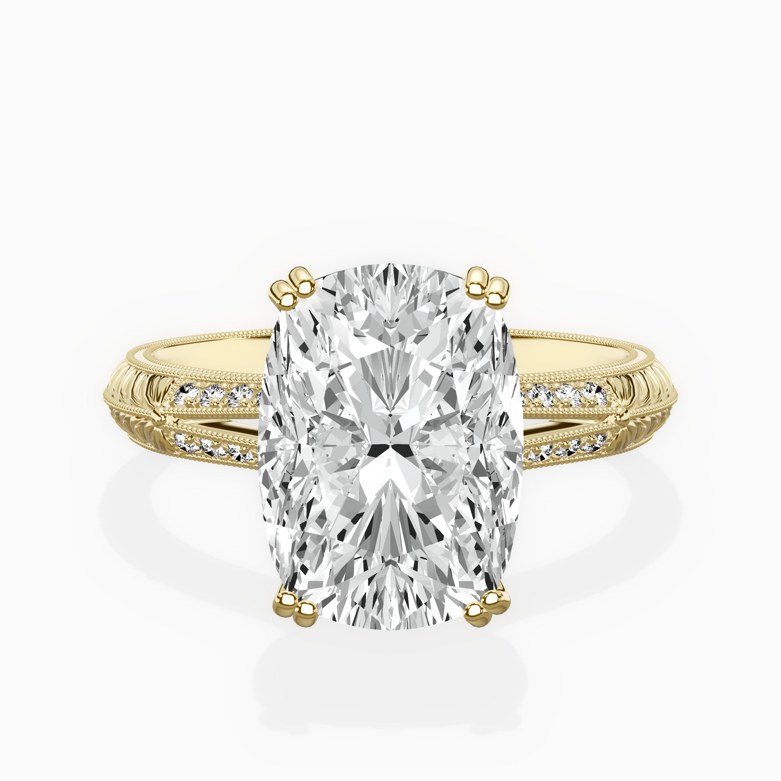 Bali Vintage Style Engagement Ring
