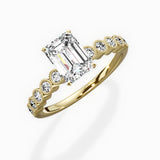 Bezel Vintage Style Engagement Ring