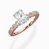 Bezel Vintage Style Engagement Ring
