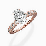 Bezel Vintage Style Engagement Ring