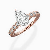 Bezel Vintage Style Engagement Ring