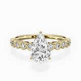 Bezel Vintage Style Engagement Ring