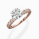 Bezel Vintage Style Engagement Ring