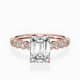 Bezel Vintage Style Engagement Ring