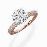 Bezel Vintage Style Engagement Ring