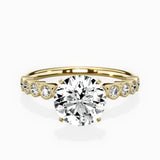 Bezel Vintage Style Engagement Ring