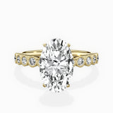 Bezel Vintage Style Engagement Ring
