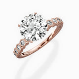 Bezel Vintage Style Engagement Ring