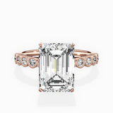 Bezel Vintage Style Engagement Ring