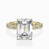 Bezel Vintage Style Engagement Ring